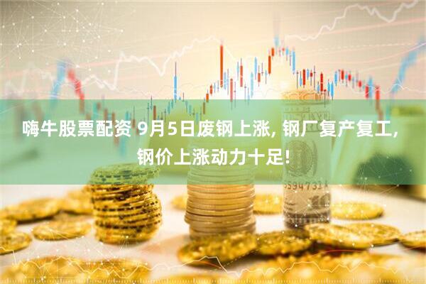 嗨牛股票配资 9月5日废钢上涨, 钢厂复产复工, 钢价上涨动力十足!