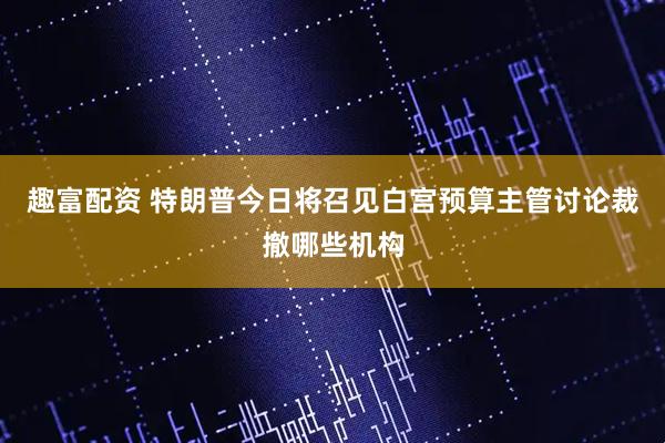 趣富配资 特朗普今日将召见白宫预算主管讨论裁撤哪些机构