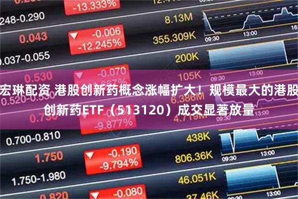 宏琳配资 港股创新药概念涨幅扩大！规模最大的港股创新药ETF（513120）成交显著放量