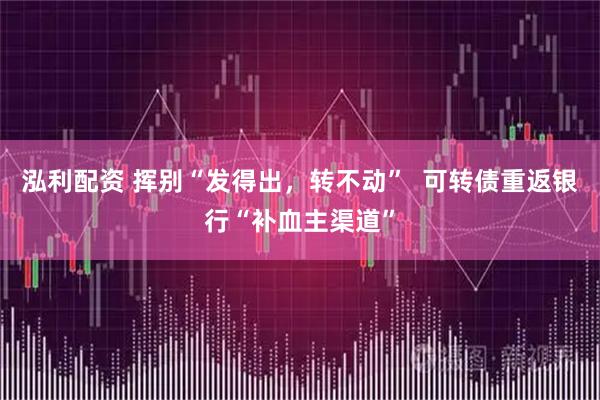 泓利配资 挥别“发得出，转不动”  可转债重返银行“补血主渠道”
