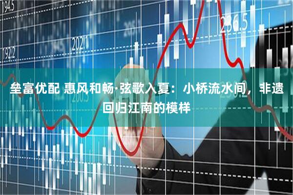 垒富优配 惠风和畅·弦歌入夏：小桥流水间，非遗回归江南的模样